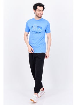 Avalanche Men Sportswear Fit Short Sleeves Outdoor T-Shirt, Blue Combo  - Image 4