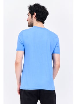 Avalanche Men Sportswear Fit Short Sleeves Outdoor T-Shirt, Blue Combo  - Image 3