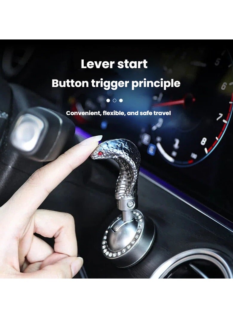 general Car One-Click Start Lever Decorative Sticker - Ignition Switch Protective Cover for Interior Decoration - Image 3
