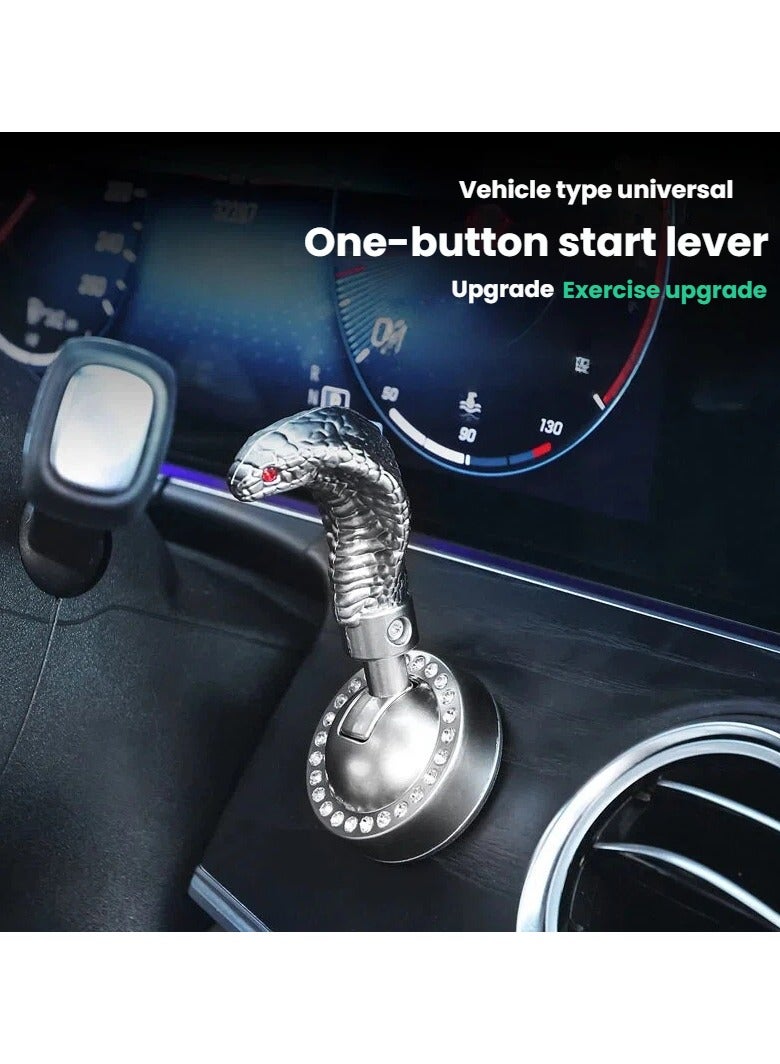 general Car One-Click Start Lever Decorative Sticker - Ignition Switch Protective Cover for Interior Decoration - Image 2