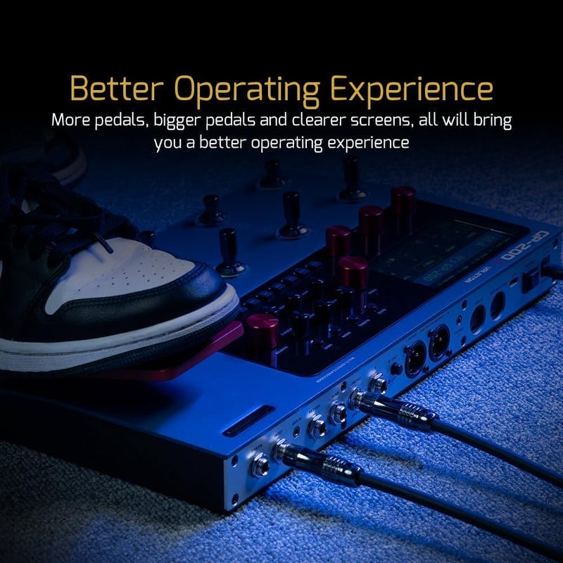 VALETON Guitar Bass Effect Pedal Multi-Effects Processor Amp Modeling IR Cabinets Simulation with FX Loop MIDI I/O Expression Pedal Stereo OTG USB Audio Interface GP-200X - Image 5