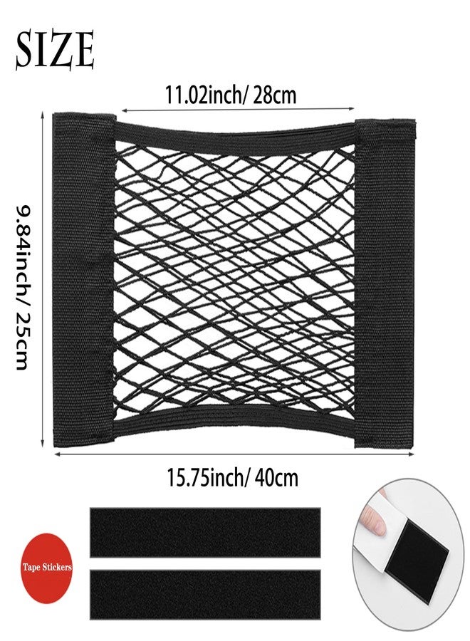 Heyrelda Plastic Bag Holder Mesh Storage Net Grocery Bag Holder Organizer Dispenser for Aluminum Foil, Trash Bag, Garbage Bag, Plastic Wrap, Shopping Bag Under Sink Cargo Organizers and Wall Mounted - Image 2