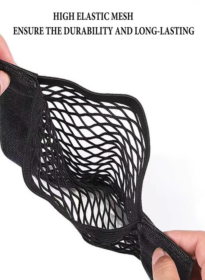 Heyrelda Plastic Bag Holder Mesh Storage Net Grocery Bag Holder Organizer Dispenser for Aluminum Foil, Trash Bag, Garbage Bag, Plastic Wrap, Shopping Bag Under Sink Cargo Organizers and Wall Mounted - Image 4