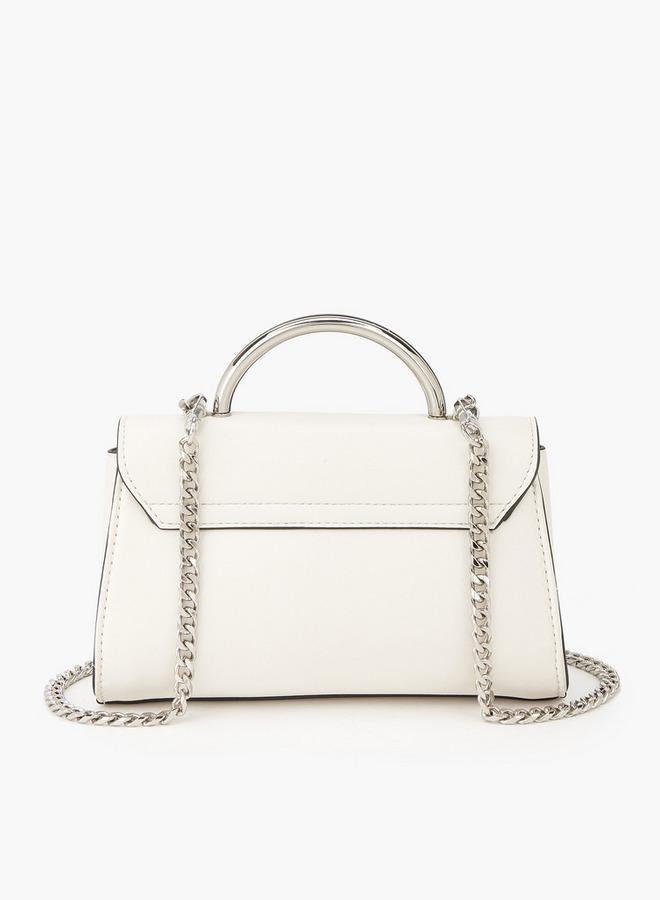 ELLE Embellished Crossbody Bag With Detachable Chain Strap - Image 5