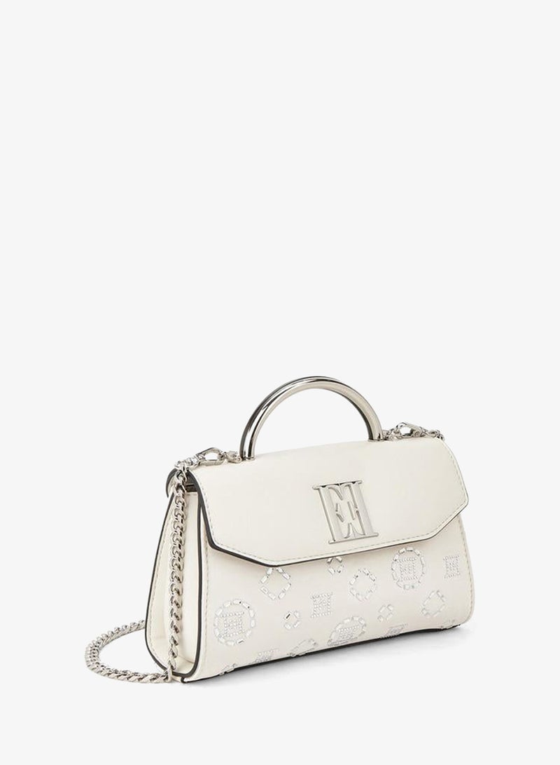 ELLE Embellished Crossbody Bag With Detachable Chain Strap - Image 3