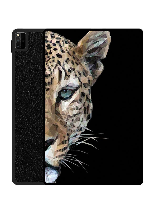 Theodor Protective Flip Case Cover For Huawei MatePad Pro 12.6 2021 Tiger Half Face - Image 1