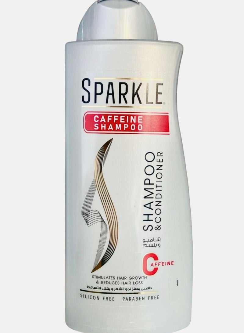 سباركل شامبو وبلسم سباركل بالكافيين 600 مل