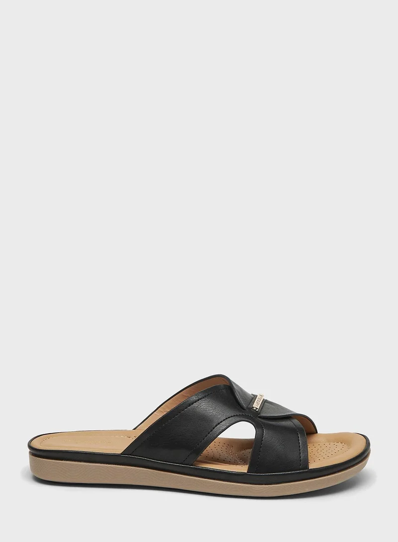 shoexpress Multi Strap Flat Sandals