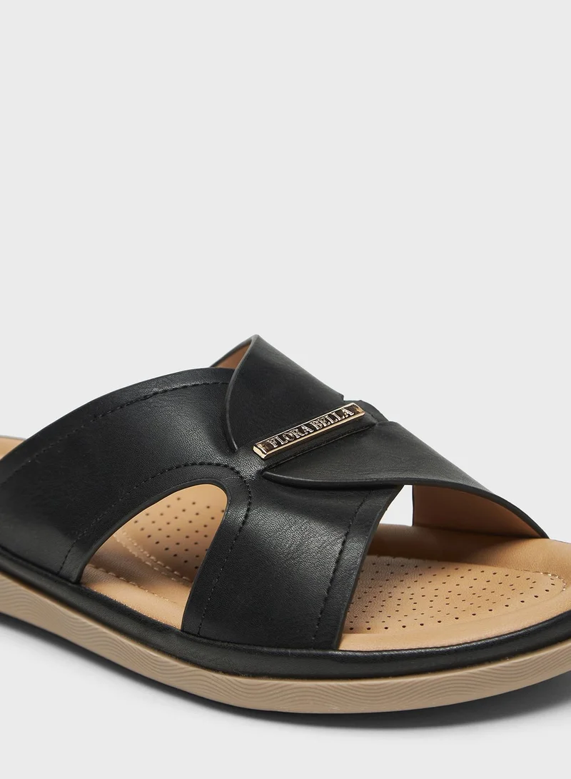 shoexpress Multi Strap Flat Sandals