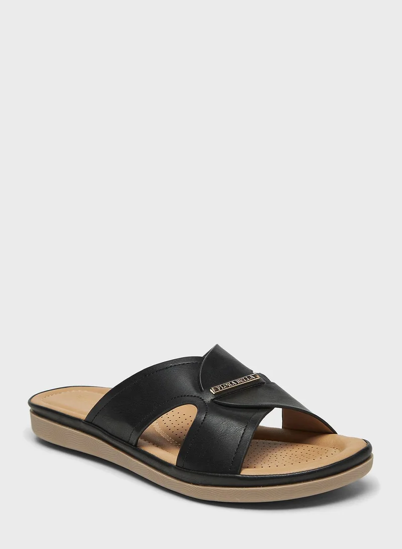 shoexpress Multi Strap Flat Sandals