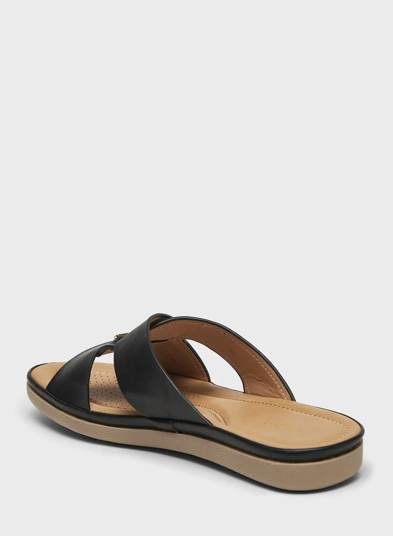 shoexpress Multi Strap Flat Sandals
