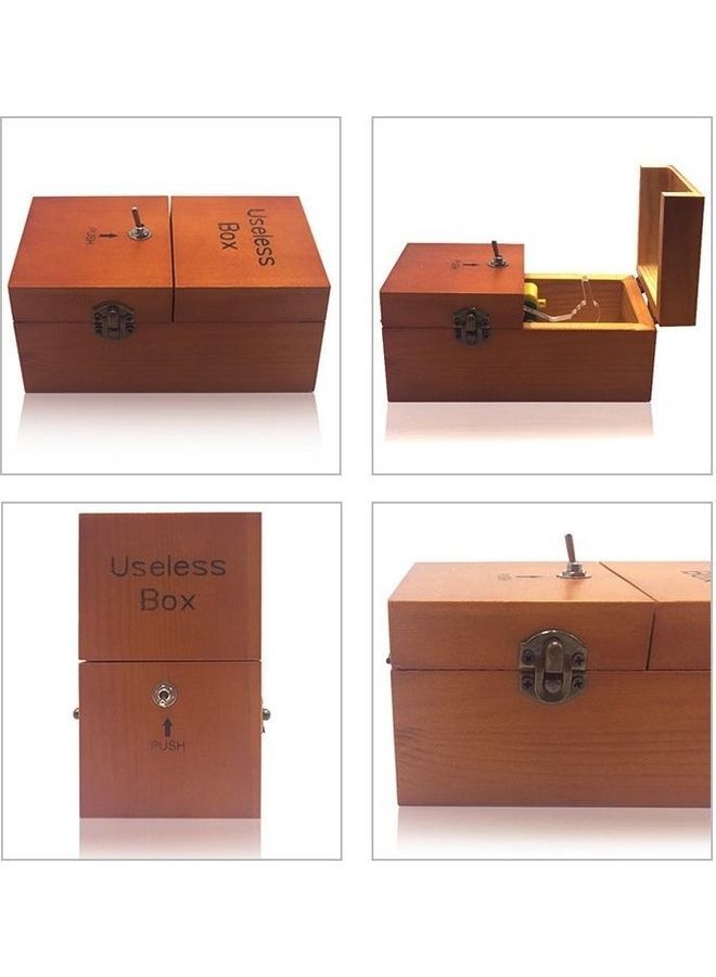NIBEMINENT Wooden Useless Box Anti-Stress Toy  - Image 2
