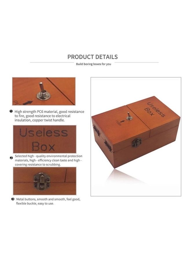 NIBEMINENT Wooden Useless Box Anti-Stress Toy  - Image 3
