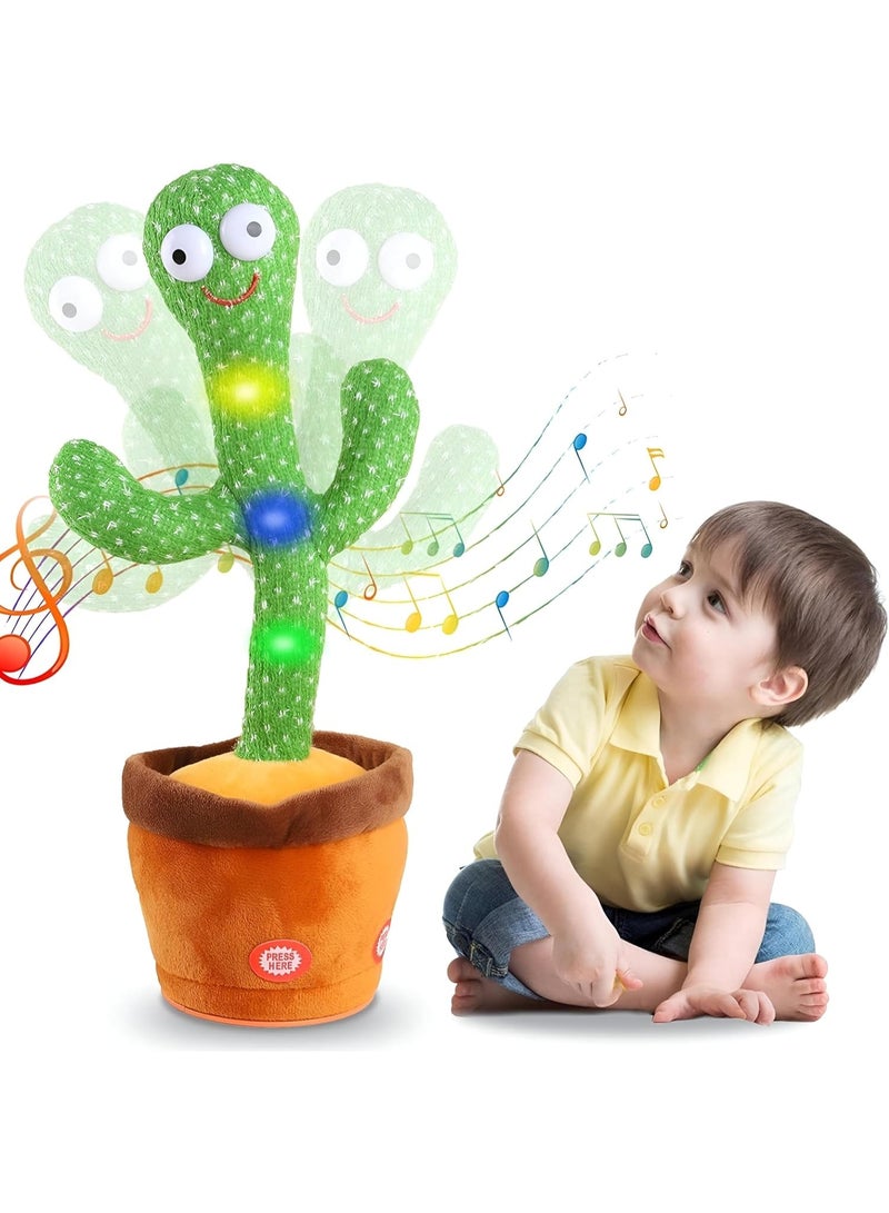 Electric Dancing Plant Cactus Plush Stuffed Toy -Green/Brown With Music For Kids ‎32 x 27 x 11.5cmElectric Dancing Cactus Plant Stuffed Toy With Music - Image 1