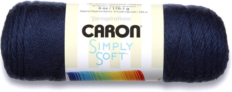 Caron Simply Soft Yarn - 170g in Dark Country Blue - Image 1