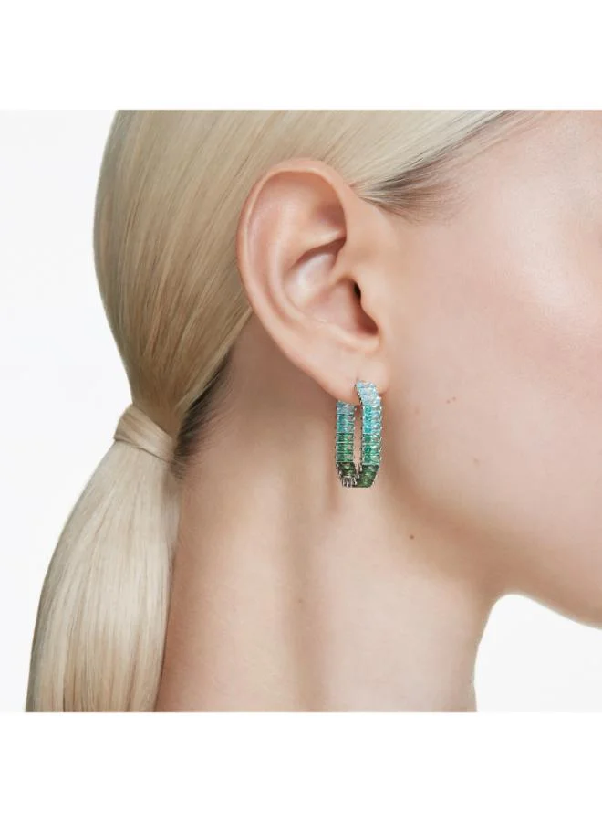 SWAROVSKI Matrix:Pe Hoop Earrings
