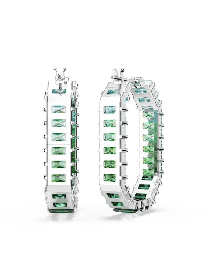 SWAROVSKI Matrix:Pe Hoop Earrings
