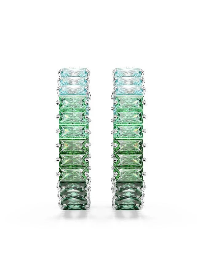 SWAROVSKI Matrix:Pe Hoop Earrings