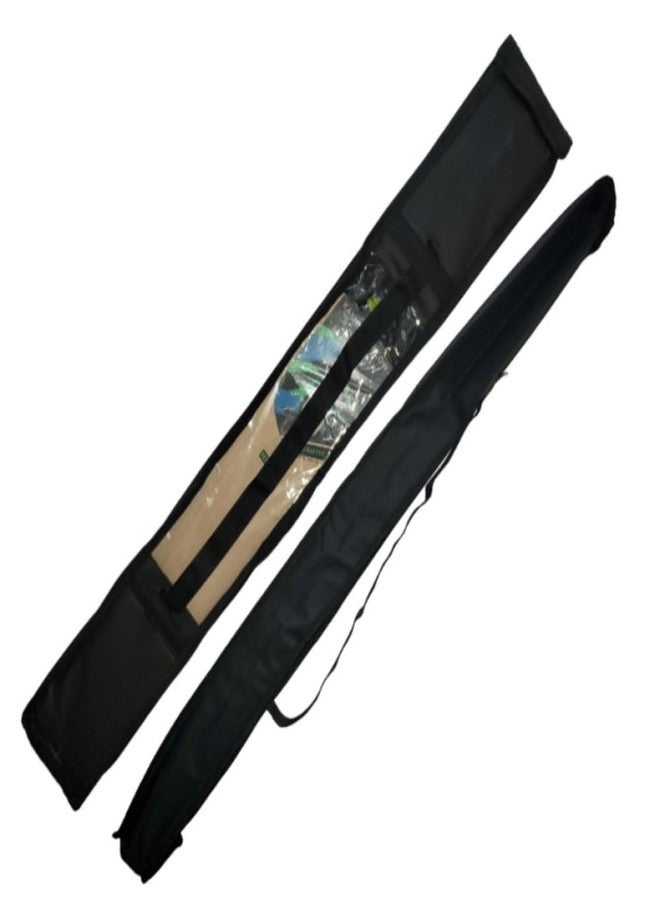NHD EliteGuard Pro Padded Cricket Bat Cover | Universal Fit for English & Kashmir Willow | Premium Shockproof Bat Case with Handle, Pocket & Water-Resistant Material | Cricket Accessories - Image 2