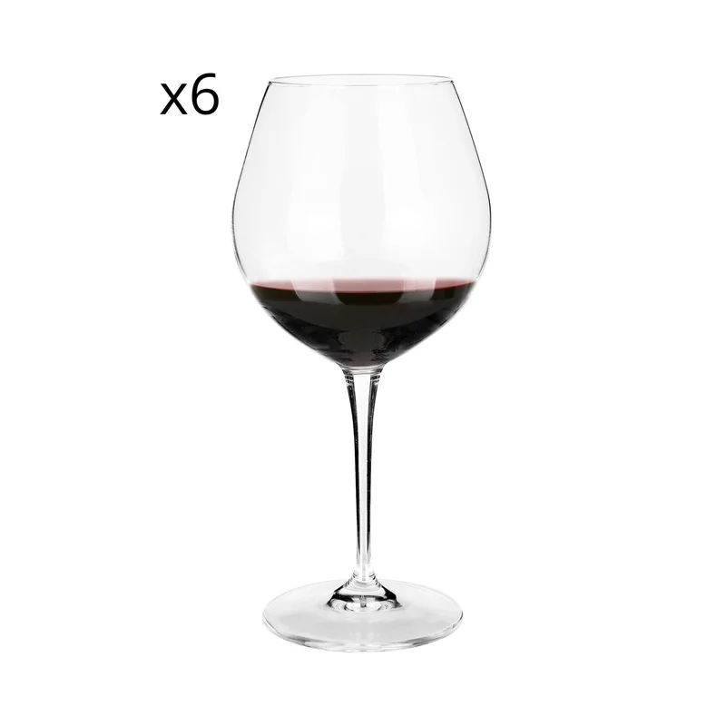 Simply Kitchen Kasanova-Set Of 6 Pinot Noir Glasses Io Vino 67 Cl 2022 Transparent