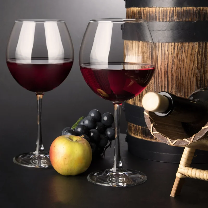 Simply Kitchen Kasanova-Set Of 6 Pinot Noir Glasses Io Vino 67 Cl 2022 Transparent