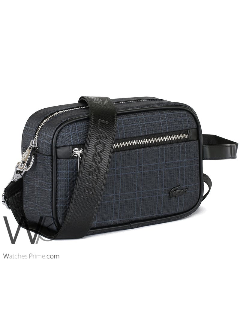 LACOSTE Navy Blue Lacoste Shoulder Crossbody Men Hand Bag  - Image 2