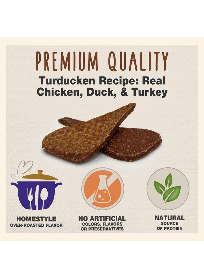 كاديت وصفة كاديت جورميه هوم ستايل تيرديكان - مكافآت تدريب الكلاب من لحم الديك الرومي المجفف الصحي والطبيعي، مصنوعة من لحم الديك الرومي والبط والدجاج الحقيقي، 14 أونصة - Image 4