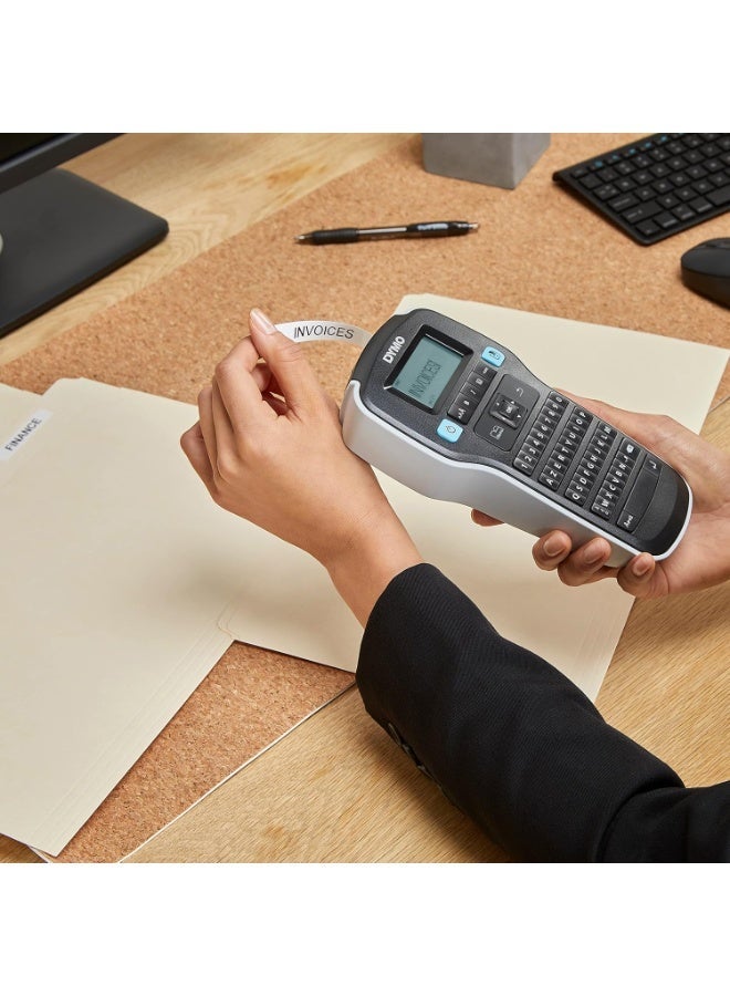 Dymo Labelmanager Handheld Label Maker (1790415), Black, S0946320, Lm160, Medium - Image 2