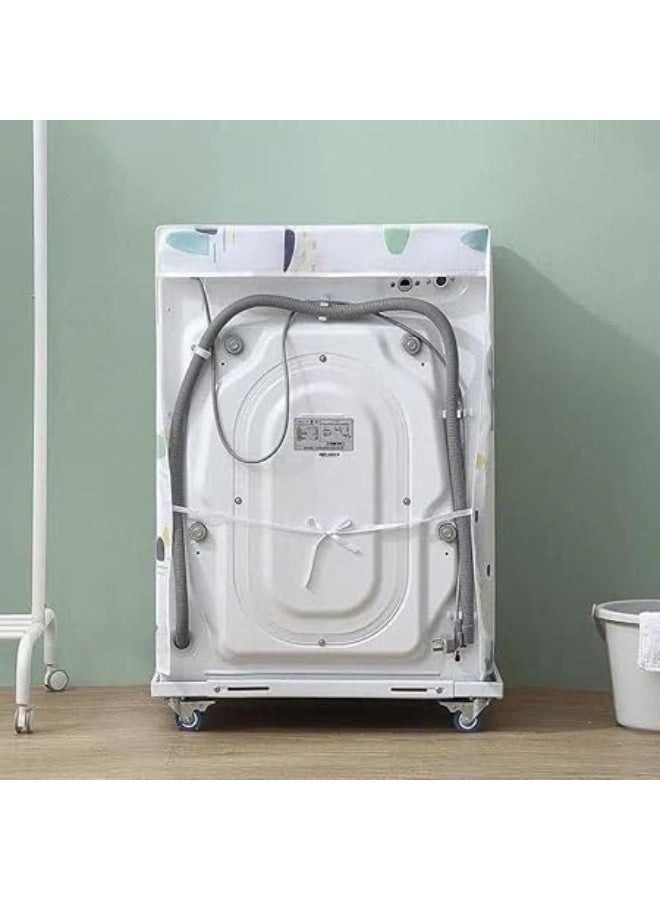 Automatic front-loading washing machine cover made of waterproof vinyl, protective cover for front-loading washing machines measuring 85×60×60 cm – helps protect the washing machine from dust and moisture - Image 5
