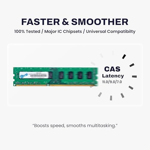 EVM 4GB DDR3 Desktop RAM 1600MHz Long-DIMM Memory - High-Speed Performance, Low Voltage Requirement - 10 Year Warranty (EVMT4G1600U86P) - Image 4