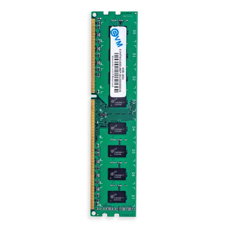 EVM 4GB DDR3 Desktop RAM 1600MHz Long-DIMM Memory - High-Speed Performance, Low Voltage Requirement - 10 Year Warranty (EVMT4G1600U86P) - Image 5