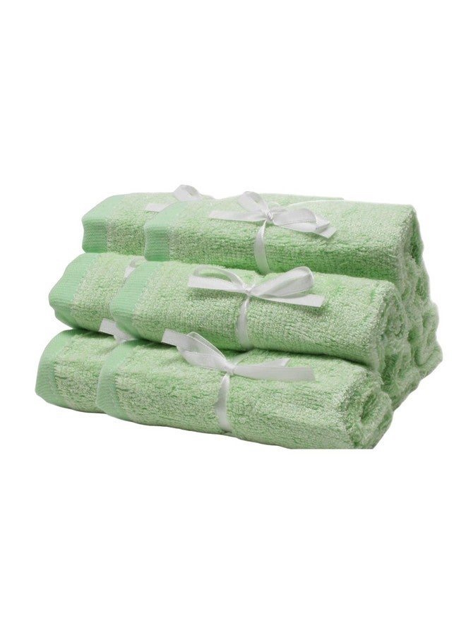 byLora BY LORA Soft Face Cloths for Newborn, Absorbent Bath Face Towels, Baby Wipes, Burp Cloths or Face Towels, 12-Pack, Yellow - Image 2