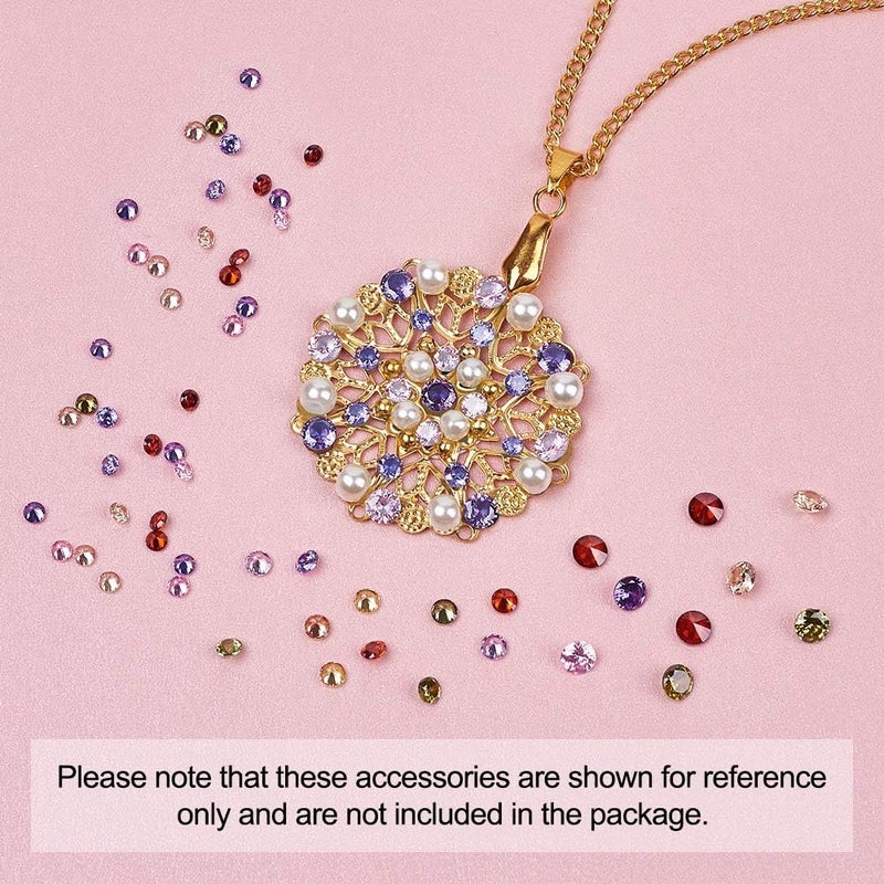 Craftdady 50pcs 4mm Cubic Zirconia Stone Colorful Loose CZ Rhinestone Faceted Cabochons for Earring Bracelet Pendants Jewelry DIY Craft Making - Image 3