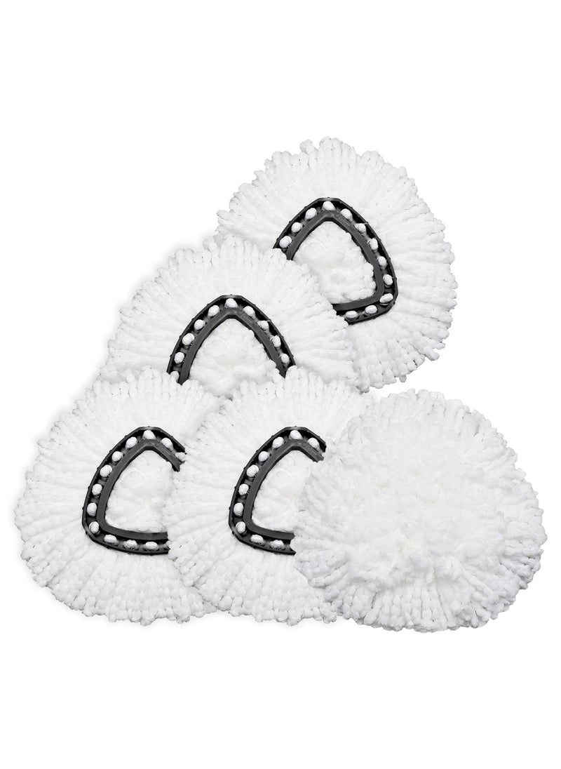DANGSHAN 4 Pack Spin Mop Replacement Head for OCedar Microfiber Mop Head Refills Easy Cleaning Mop Head Replacement  - Image 1