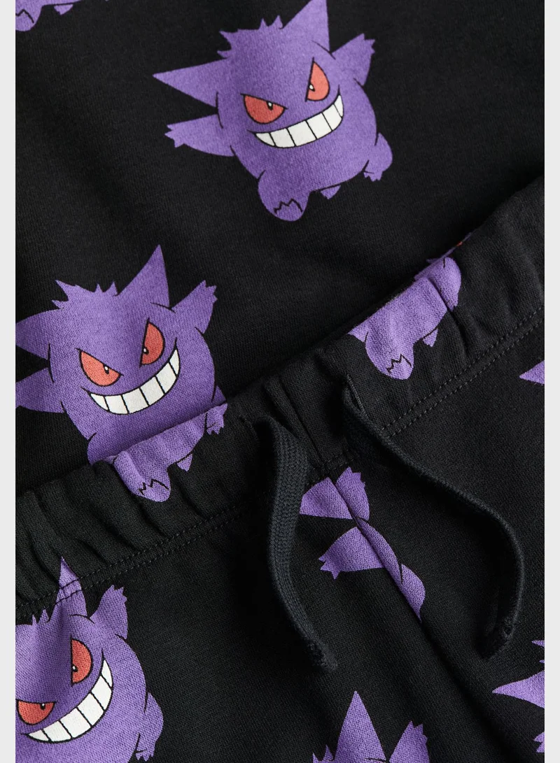 H&M Kids Pokemon Print Sweatshirt & Sweatpants