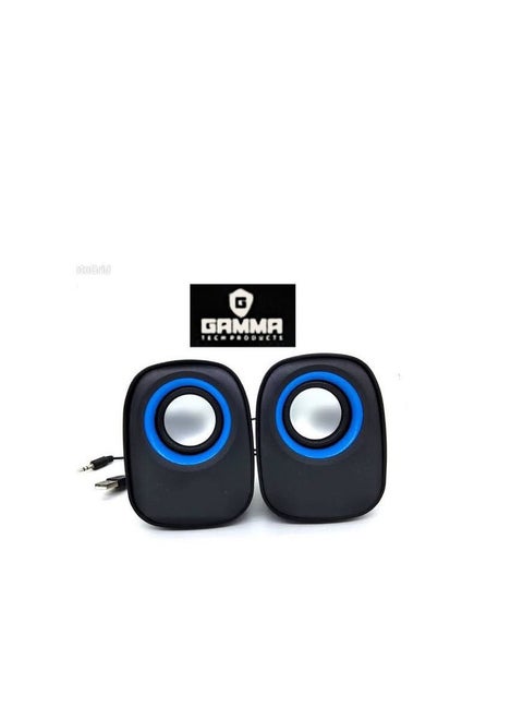 GAMMA GT-216 سماعة مكبر صوت USB للكمبيوتر الشخصي متعدد الالوان