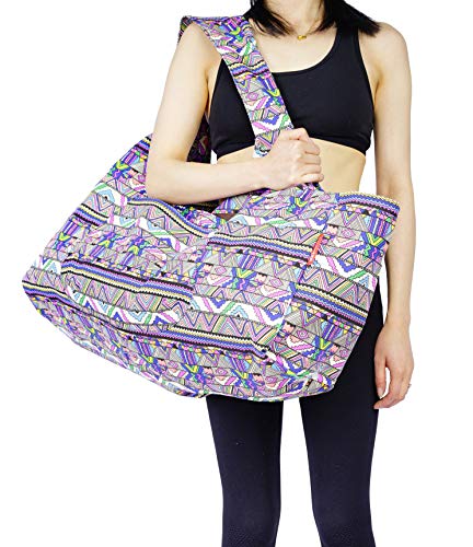 あおぞら(AOZORA) Aozora Yoga Mat Bag Large Yoga Mat Tote Sling Carrier with Pockets Fits Mats with Multi-Functional Storage Pockets Light and Durable (Zuma) - Image 1