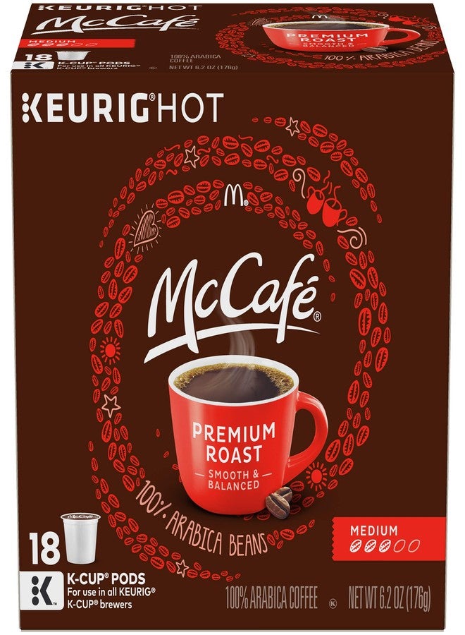 McCafe Premium Roast Keurig K Cup Coffee Pods (18 Count) - Image 1