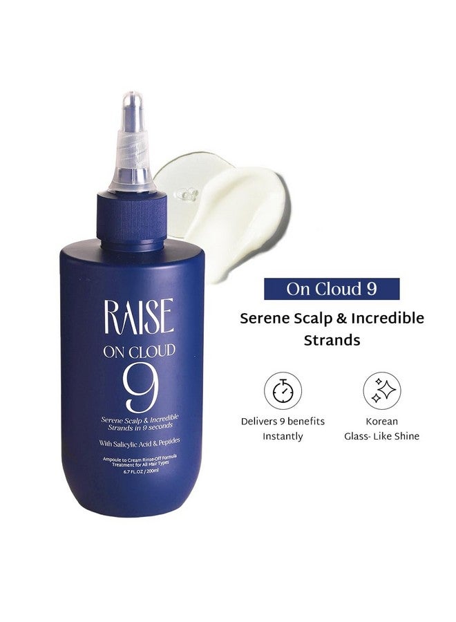 Raise On Cloud 9 Scalp and Strand Treatment Mask | Scalp & Strand Care | Instant Korean Glass Like Shine| Ampoule to Cream wash off treatment| SLS & Paraben Free | 200ml - Image 3