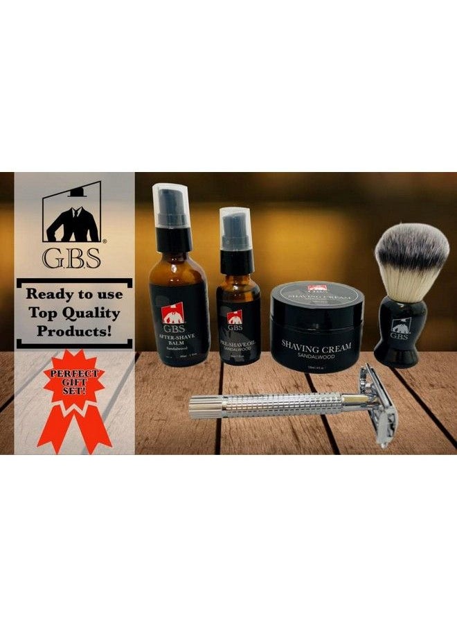 Shaving Kit For Men Include Safety Razor Sandalwood Shaving Cream Men’S Aftershave Preshave Oil Shaving Brush Shaving Gifts Set For Men - pzsku/Z7C7357DE0098BFE9D192Z/45/_/1677912759/44500705-590c-44c8-8888-bbaccd306f0b