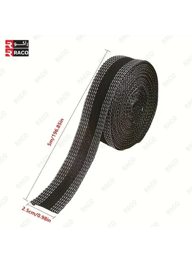 RACO Iron On Hemming Tape for Pants No Sew Fabric Adhesive for Trousers, Jeans, Skirts Self Adhesive DIY Clothing Hem Tape Easy Iron Application Cut Free Shorten Sticker for Clothes 5M - Image 2