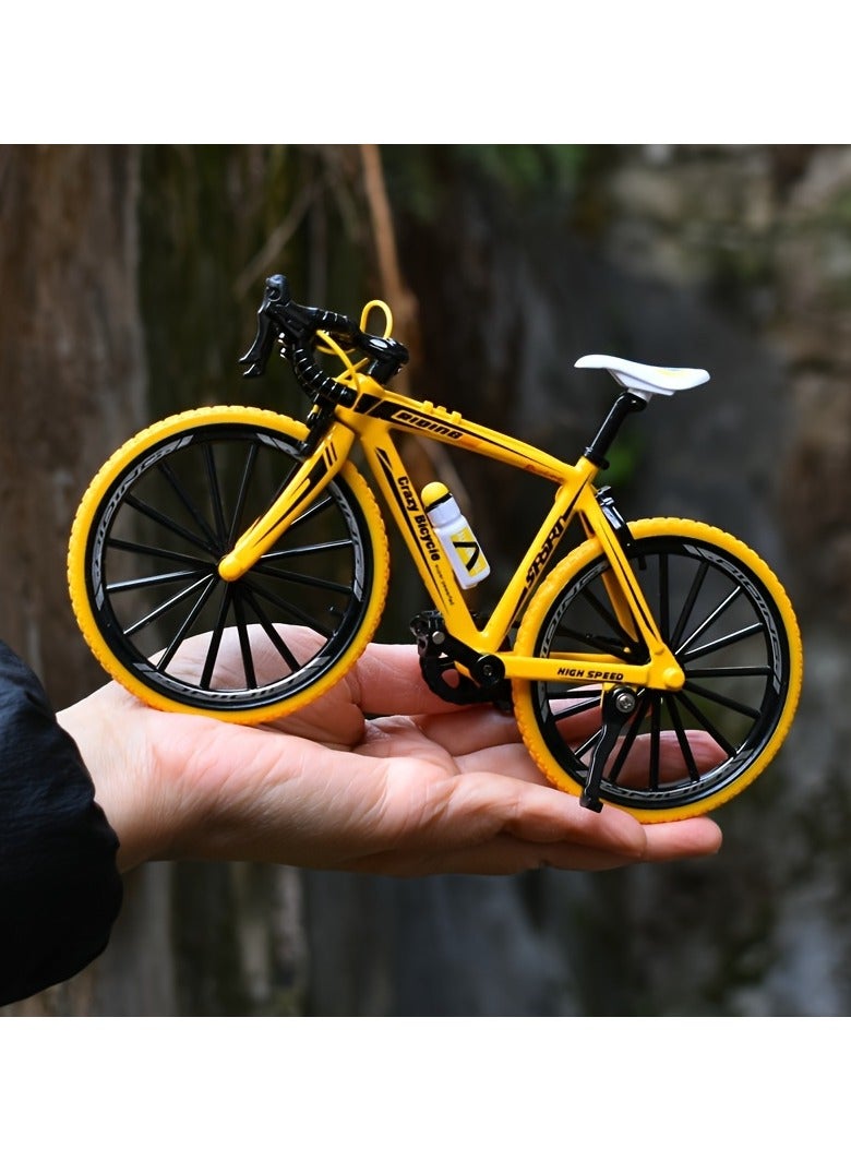 1:8 Scale Die-Cast Metal Mountain Bike Model - Weatherproof, Push-Powered Racing Collectible for Adults - Ideal Gift for Birthday, etc. - Image 1