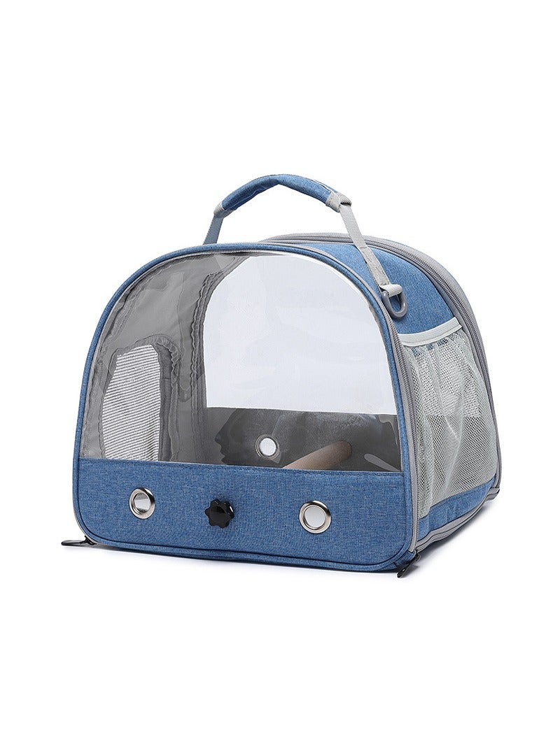 general Bird bag Parrot Xuanwu flower branch mouse travel portable shoulder rabbit bag carry messenger bag pet go portable bag - Image 2