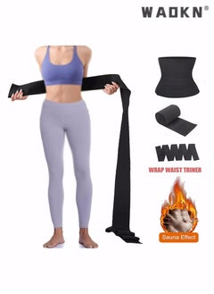 Waist Belt, Wrap Waist Trainer for Women, Tummy Wrap Waist Trimmer Belt Slimming Body Shaper Women Waist Bandage Wrap Trimmer Belt Waist Trainer Shaper wear Tummy Control Slimming Fat Burning - pzsku/Z7C737951903E9465BFE3Z/45/_/1702028253/24e5fcc9-4ce9-4873-9822-6d5ee02d3e1b