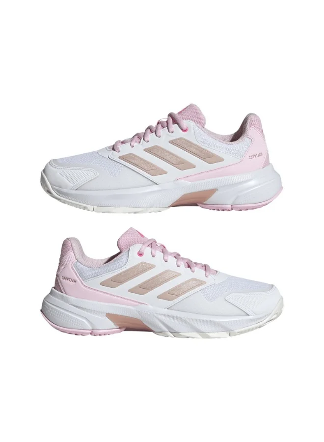Adidas Courtjam Control 3 W White Tennis Shoes For Women