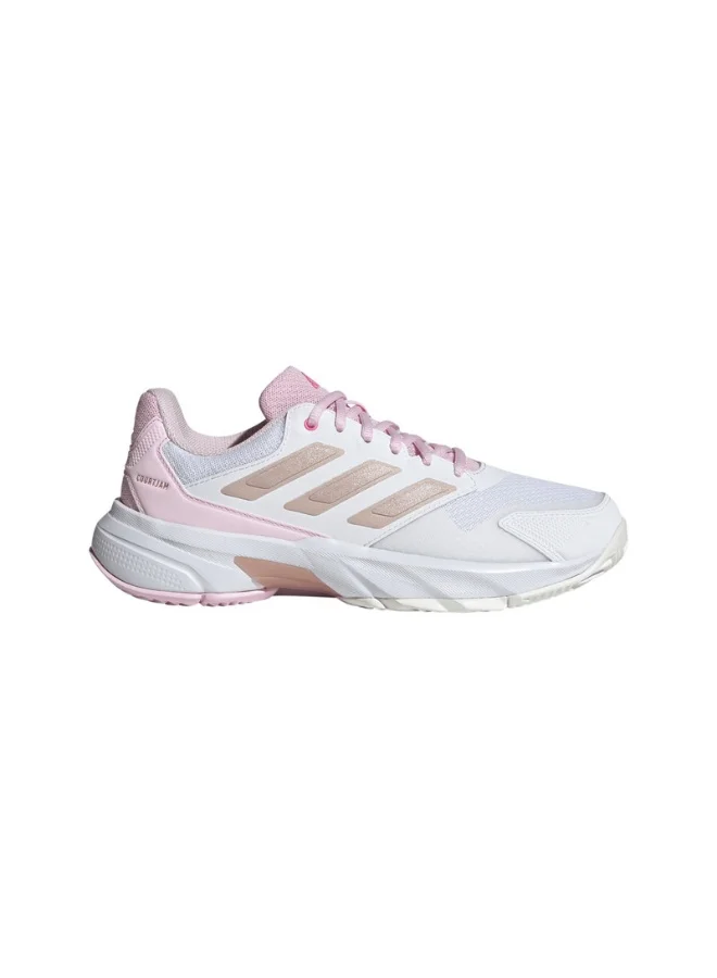Adidas Courtjam Control 3 W White Tennis Shoes For Women