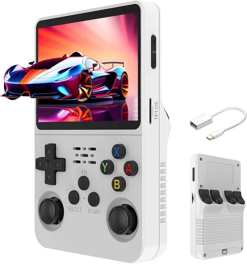 Retro handheld game console R36S handheld console R36s open-source 3.5-inch high-definition gaming portable PSP retro joystick game console BA arcade - Image 2