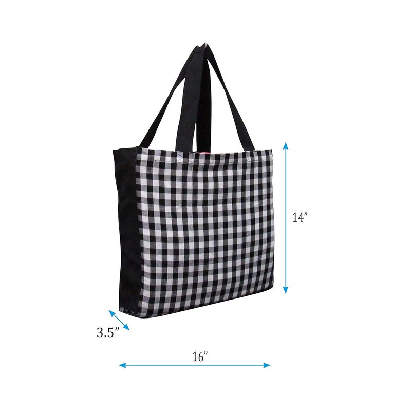 PIXEL HOME Colorful Cotton Shopping Bag for Grocery - Eco-Friendly (Pack of 2) - Image 5