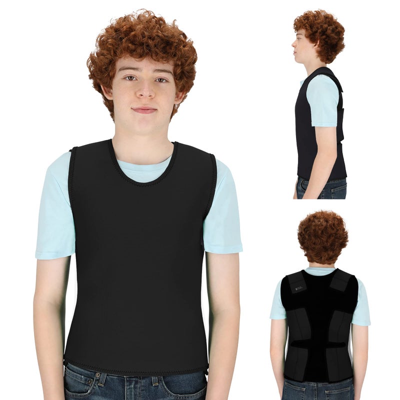 Special Supplies Sensory Compression Vest Deep Pressure Comfort Black Large