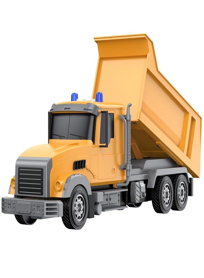 CALEST 14" Large Dump Truck with Sounds,Kids Toys for 3 4 5 6 7 8 Years Old Boys,Kids Boy Toys Christmas Birthday Gift Car - Image 1
